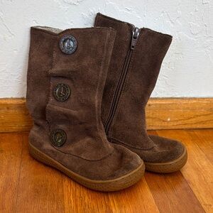 Kids Livie & Luca Brown Leather Boots